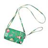 Three-layer zipper wallet, crossbody phone bag, patterned coin purse, Harajuku fashionable clutch, versatile for commuting