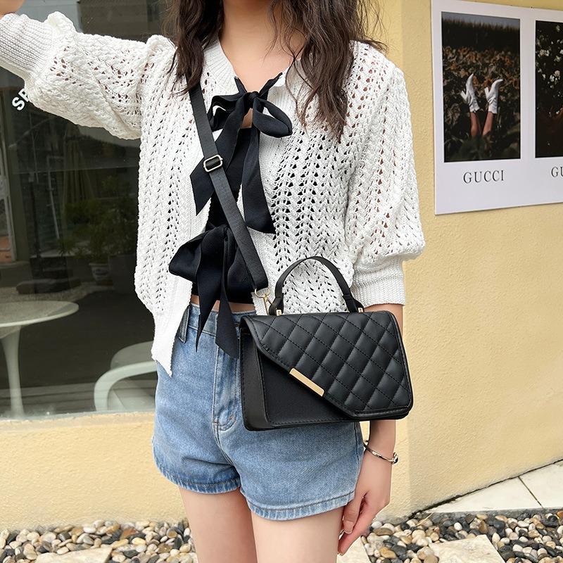 Small Bag Women's Embroidery Rhombus Small Square Bag New Women's Niche Single Shoulder Messenger Bag
