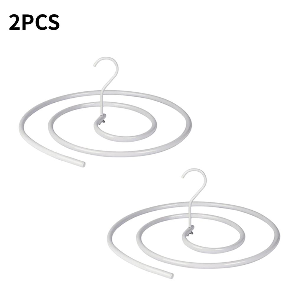 Spirals Drying Rack Round Rotating Space Saving Stainless Steel Bed Sheet Hanger Multi-functional Household Dorm Balcony Drying