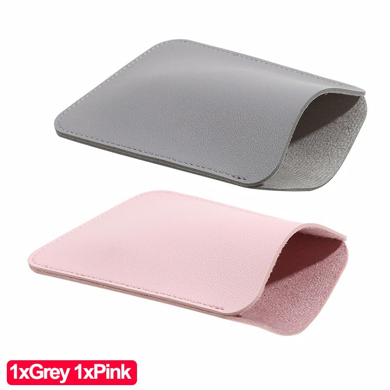 1/2Pcs Wireless Mouse Storage Bag PU Leather Protective Sleeve Bag Anti-scratch Case Small Items Storage Pouch Women Need Bag