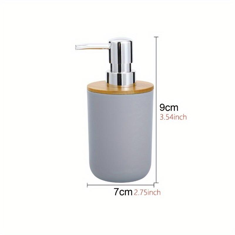 Bamboo Soap Dispenser, Bathroom Countertop Soap Dispensers, Naturally Tough Eco Friendly Lotion Dispenser For Kitchen & Bathroom