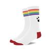 Pride Socks White-Rainbow - Prowler RED - SOCKS