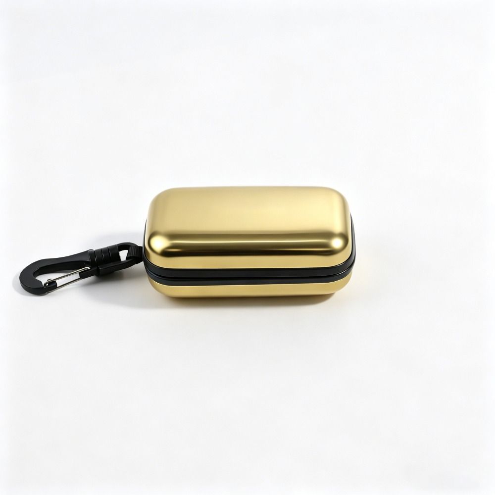 Portable Reading Glasses Box Stainless Steel Presbyopic Storage Case Simple Eyeglass Case Travel