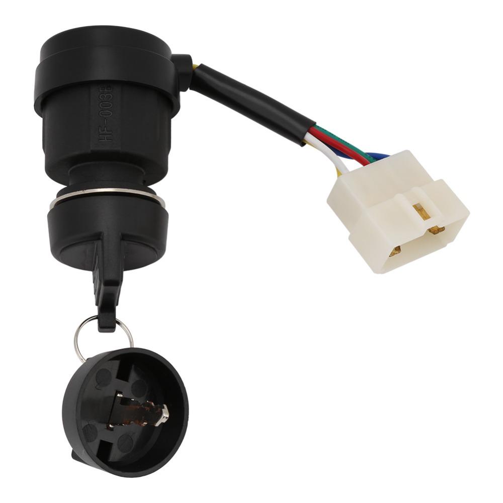 5 Wires Gas Generator Ignition Switch 5 Pin Key Starter Switch For Gasoline Generator