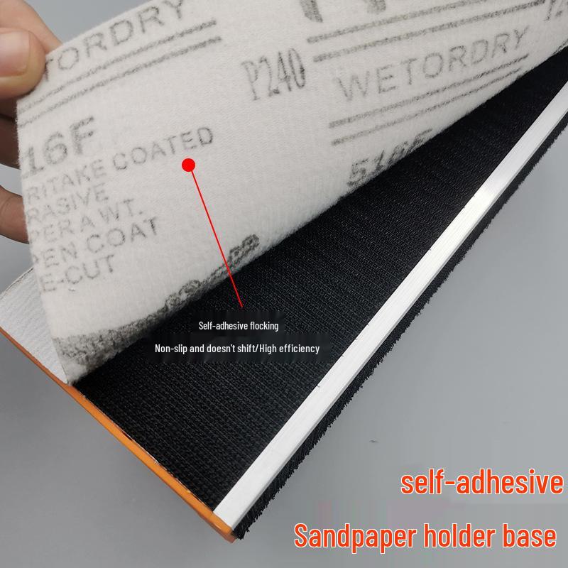 Selbstklebender Eckschleifpapierhalter aus Aluminiumlegierung