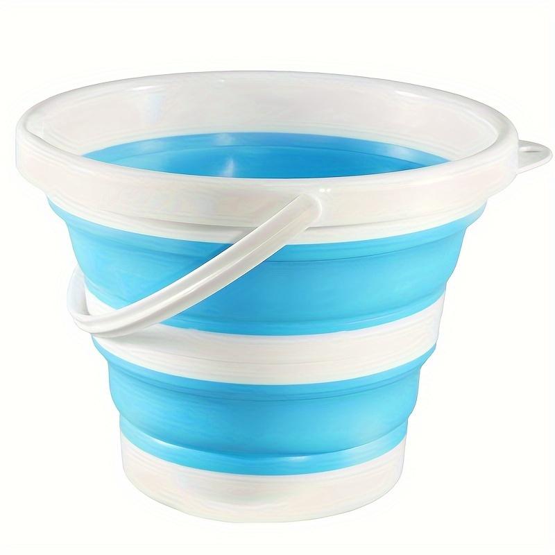 1pc Portable Folding Water Bucket - Durable PP Material, Ideal for RV, Camping, Fishing & Travel, Easy Storage & Cleaning, Camping Essentials