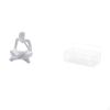 Abstract Thinker Shelf Statue Decoration for Tabletop Living Room Office Bookshelf Metal Wall