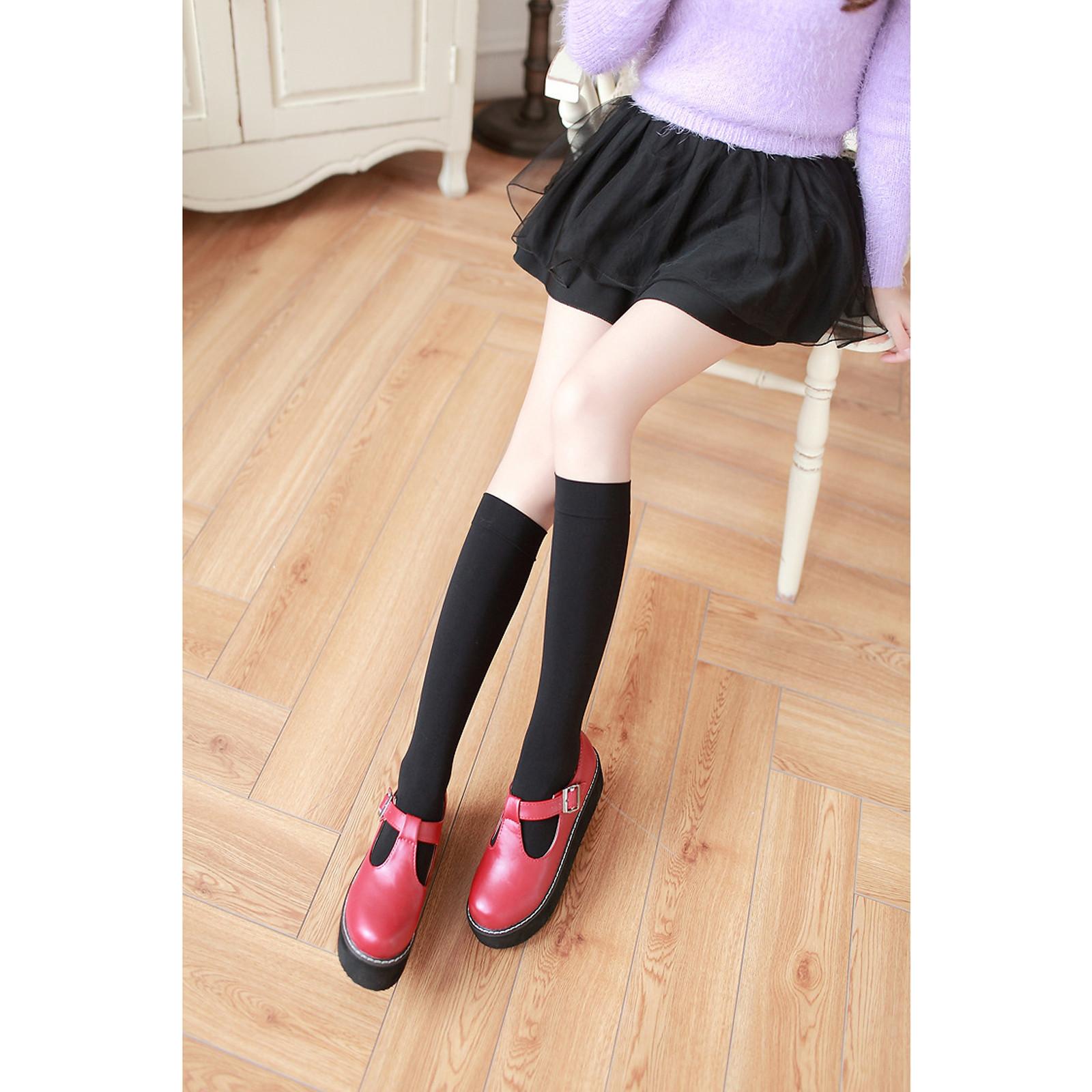 Женские мягкие непрозрачные гольфы — фото 4