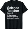 Funny Gift Science Teacher Chemistry Biology Physics Math Student Humor Graphic Unisex Cotton Short Sleeve Crew Neck Summer Top