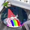 Runder Teppich im Gravity Falls Muster, Teppich für Wohnzimmer, Schlafzimmer, Spielzimmer, Rutschfeste Bodenmatte, Feiertagsgeschenke und Geburtstagsgeschenke.