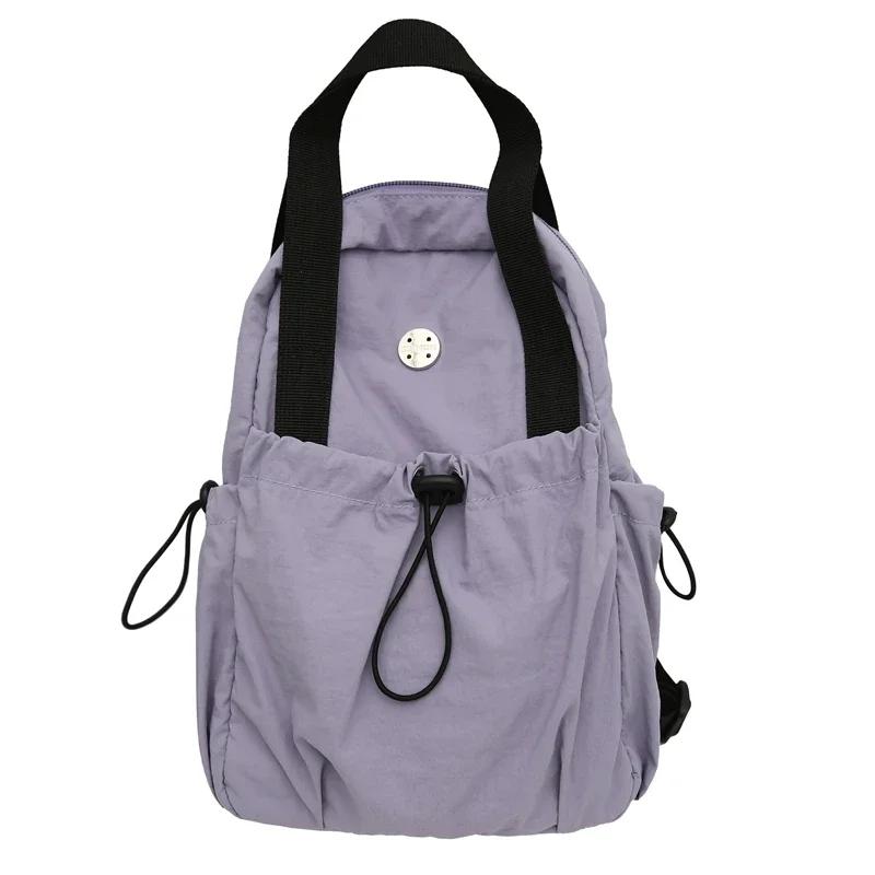 Three uses solid soft zipper chest large capacity portable trendy fashionable leisure sports shoulder bags for women
