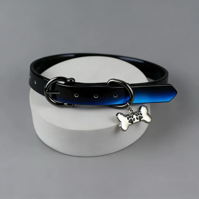 Dog Claw Bone Necklace For Women Temperature Sensitivity Pu Leather Necklace Choker Sweet Cool Party Jewelry Y2K Gifts