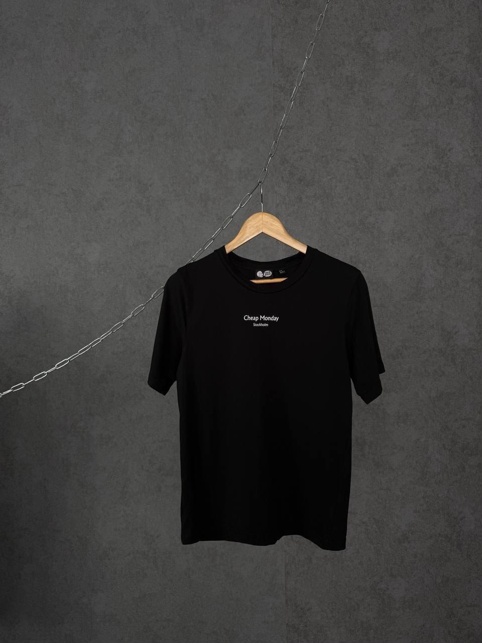 Cheap Monday designer center logo tee Unisex T-Shirt XL
