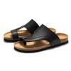 Men's Cork Flip-flops Men's Trendy Cool Slippers Young Students Beach Shoes KWN