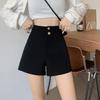 2024 Damen High Waist Schwarze A-Linien Sommer-Shorts: Schlankmachend, Vielseitig, Modisch für Freizeitkleidung mit Stiefeln