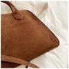 Ladies' Top-handle Bag High-end Design Vintage Commute Handbag For Autumn Winter Faux Suede Casual Tote Shoulder Bags