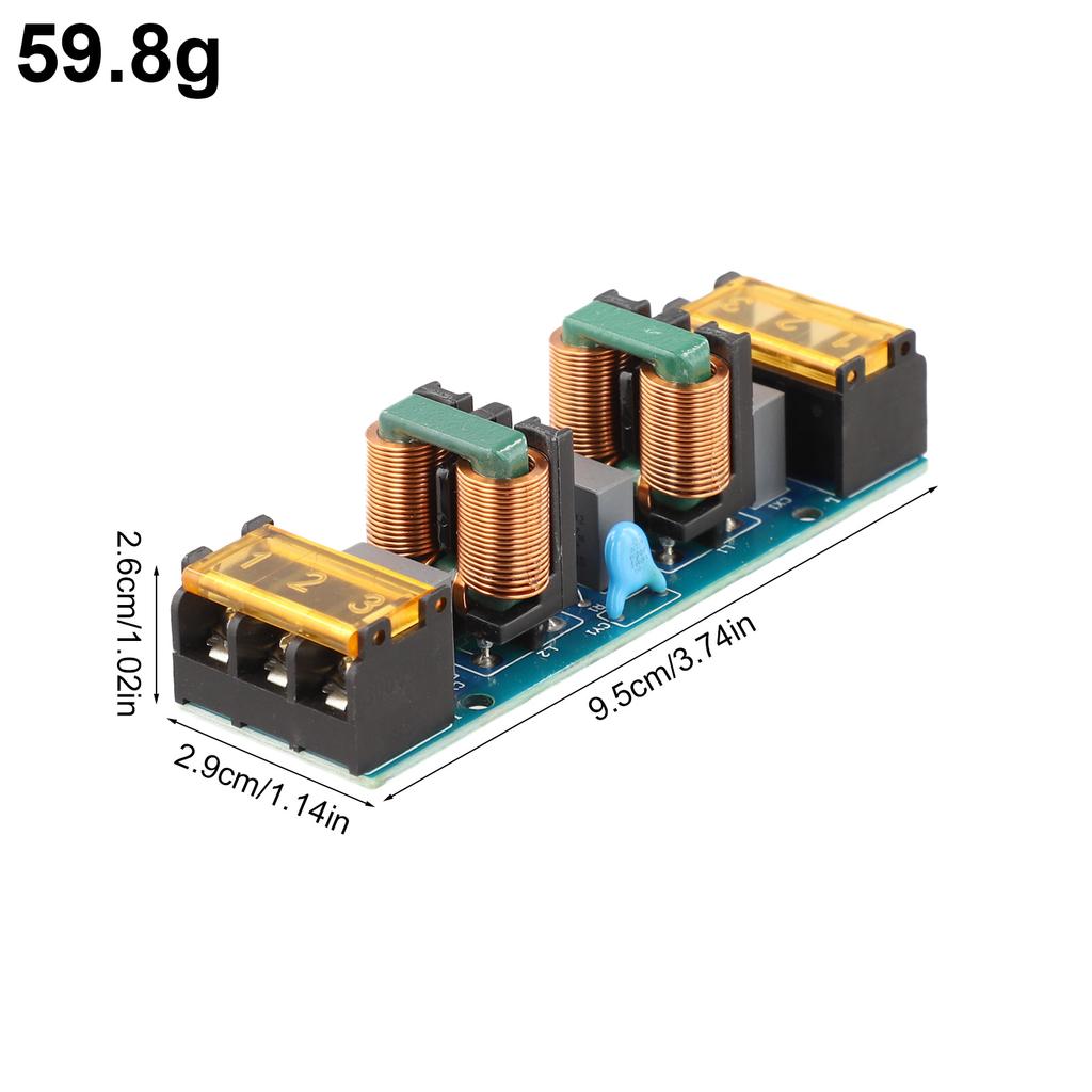 Noise Interference Module Electronic Equipment Module Power Filter Power Supply Black Home Supplies Filter Power Tool Parts