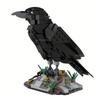 MOC Animal Bird Raven Kingfisher Feral Pigeon Model Building Blocks Set Robin Eagle Assembly Bricks Toys Birthday Xmas Gifts