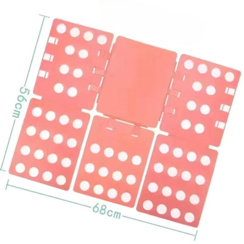 

Пластиковая складная доска для одежды, простая и быстрая стирка, складная доска для рубашек, инструмент для домашнего хранения одежды для детей и взрослых, папка для одежды розовый