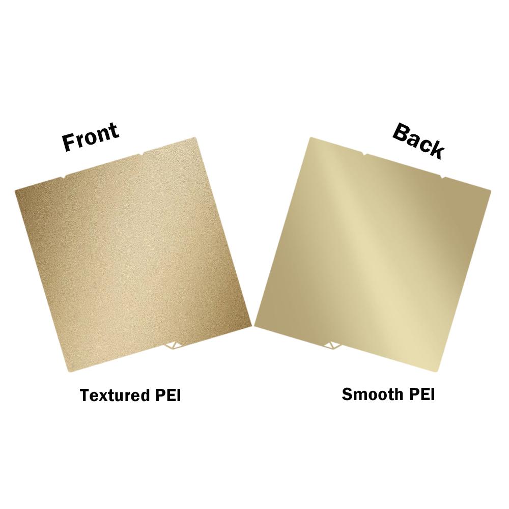 Upgrade Kobra 4 Zubehör für Anycubic Kobra X Platte Glatt PEI Texturiert Heizbett Zweiseitig Flexibel Druckplatte Abnehmbar