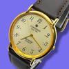 Used Good Condition Working Item Junghans Meister Men's Watch Gold Dial Quartz