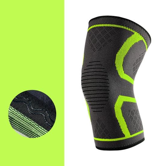 Knitted Sports Knee Brace Lightweight Breathable Knee Compression Sleeve Women Men Elastic Outdoor Fitness Basketball Running Knee