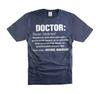 Mens Doctor Definition T-shirt Funny Doctor Shirt Doctor Gift Ideas for Him Dad Unisex T-Shirt