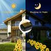 2x Outdoor Solar Power Garden Stake Lights Sunflower LED Flower Lawn Decor Lamp