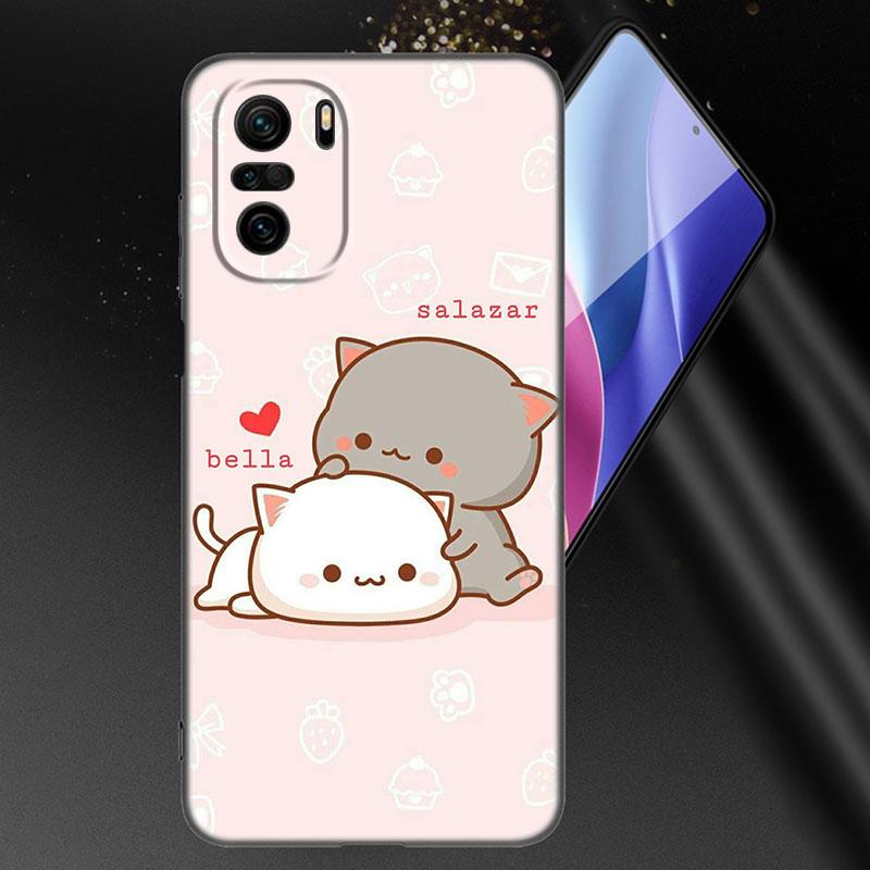 Funny Cartoon Cat Phone Case For Xiaomi Mi POCO X3 NFC GT M4 M3 12 11T 10T Pro A3 11 Lite NE 5G 12X 11i F3 Soft TPU Black Cover
