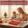 2025 Weihnachtskalender Advent 24 Tage Weihnachts-Advents-Countdown-Kalender Nähen Handgefertigt Geschenkbox für Nähbegeisterte
