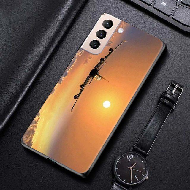 

Чехол для Samsung Galaxy S21 S20 S10 S9 S8 Plus Ultra 5g S10lite S10e S7edge S20 S21 Fe, самолет Fly Travel Cloud Plane For Samsung S10e
