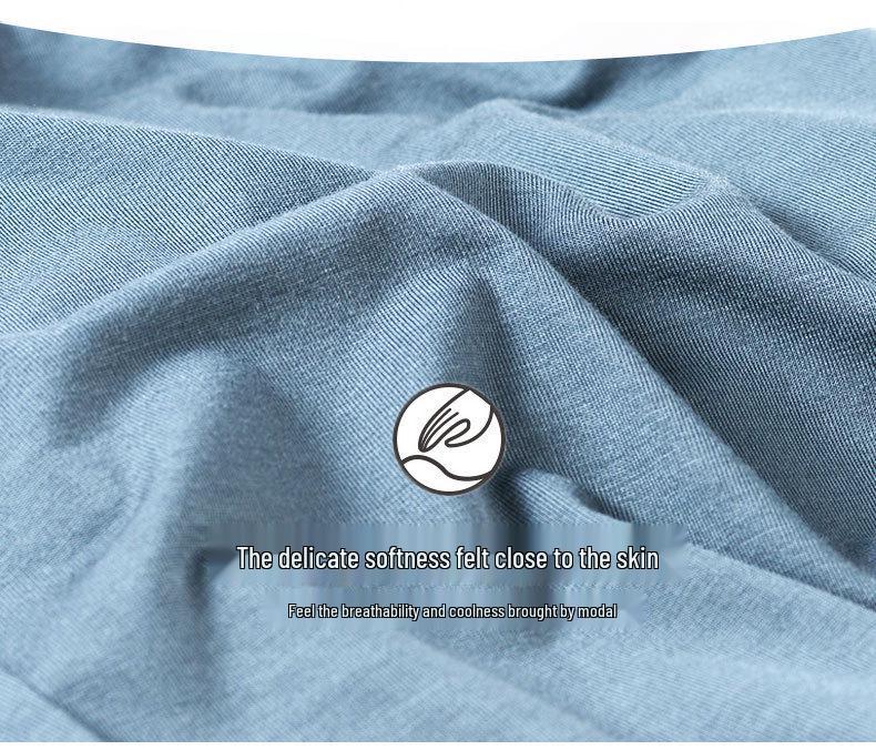 Herren Modal Sommer Freizeit Schlafshorts: Bequeme, leichte Freizeitstrickware für zu Hause.