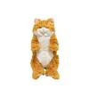 Sunlemon Knee Cat Sleeping S Size, Brown and White, 15 X 12 X 34 Cm, Plush Toy, Cute Animal, Cat, P-1573