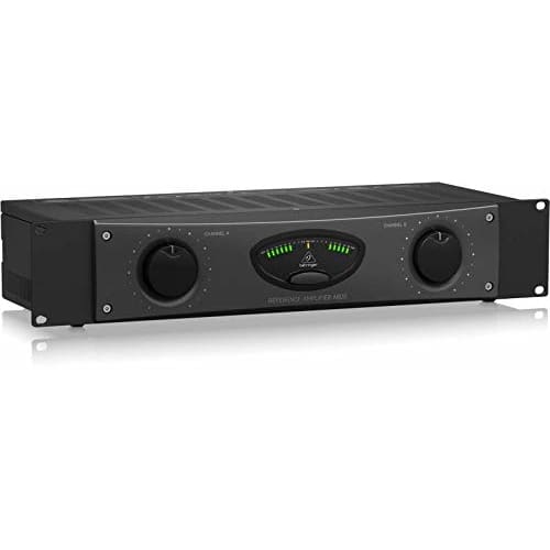 Behringer A800 Power Amplifier, Maximum 400W X 2 Output (4 Ohms), Linear Frequency Response, Speakon/Binding Post Terminals