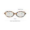 MIU MIU Regard Letter Logo Oval Sunglasses Women Sunglasses Tortoiseshell SMU04Z