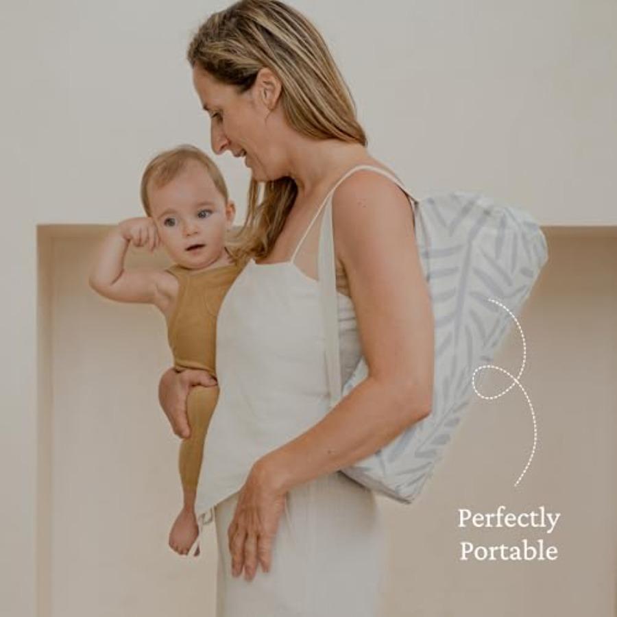 Toddlekind Pretty Practical Mat 100 Organic Cotton 47 X 47 Reversible Portable Travel Indoor Outdoor for Babies Toddlers Sandy