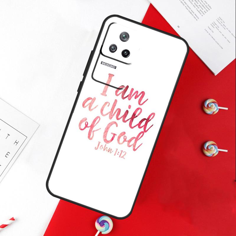 Bible Quotes Jesus God Cover For Xiaomi 14 Ultra 15 13 11T 12T 13T 14T Pro POCO X7 Pro X3 X5 X6 M6 F5 F6 Pro Case