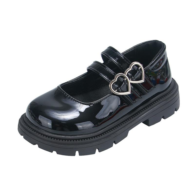 Children's shoes, girls' small leather shoes for spring and autumn2026New black soft-soled shoes for middle and older children and elementary school