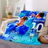 Dynamic Football Team Poster Blankets Flannel Printed Breathable Warm Throw Blanket for Home Office Bedspreads 0708a57