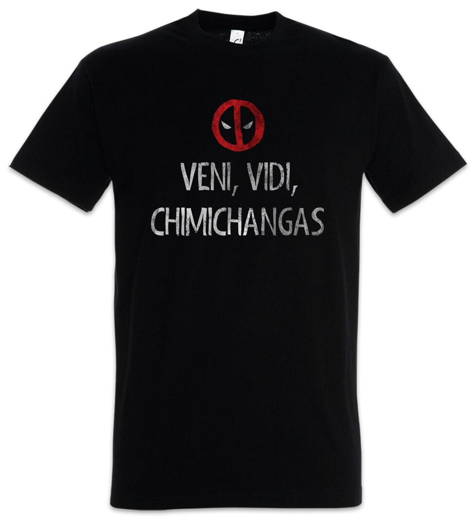 

Veni Vidi Chimichangas T-Shirt Mens Womens Tees Top Spanish Spain Deadpool Fun Food S