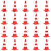 Day and Night - Day and Night Reflective Traffic Cones 20 Units Red and White 50 Cm