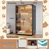 Wooden Indoor Cat Villa: Multi-Functional Pet Cabinet Shelter and Bed
