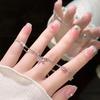 Elegant  Flowers Bracelet For Women Y2K Sweet Girls Moon Cherry Blossom Bow Zircon Bracelets Luxury Designer Jewelry Gift