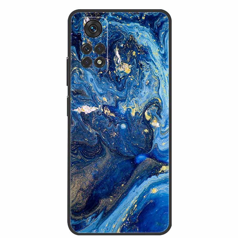 Pro pouzdro Xiaomi Redmi Note 11 Mramorové Silikonové TPU Měkké Zadní Kryt Pouzdro na Telefon pro Redmi Note 11S 11 S Funda Roztomilé Nárazuvzdorné Coque
