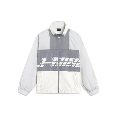 Windbreaker Athletic Jacket 'White Grey' Men's AJDT405-3