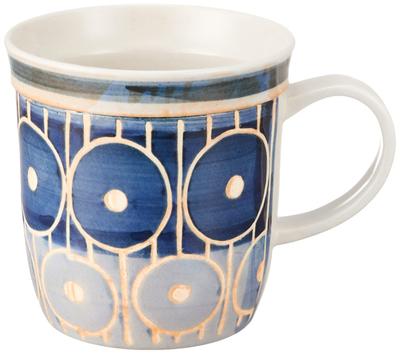 Hamato Hasami Ware Mug Cup Double Structure Large 270ml Keepo Two Tone Blue Made In Japan 397738