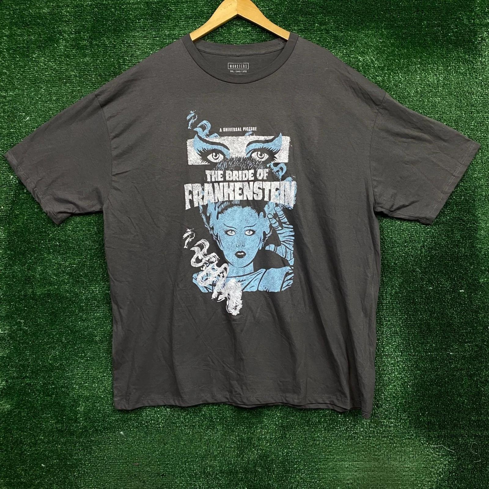 Universal Monsters The Bride Of Frankenstein Graphic T-shirt 3XL S