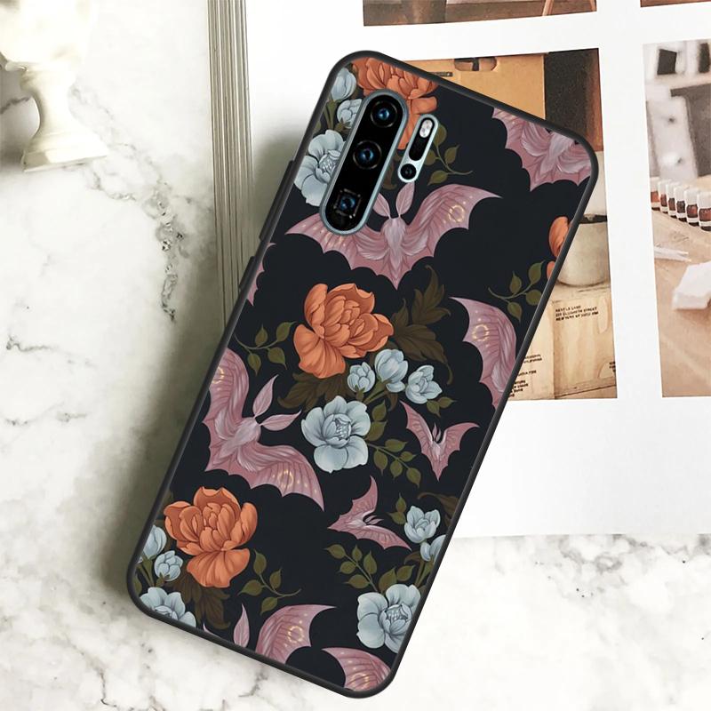

Goth Vampire Bat Gothic For Huawei Nova Y70 Y72 Y73 Y60 Y90 Y61 Y91 7i 8i 11i 12i 12s 9 10 SE P20 P30 P40 Lite Case Huawei Nova 9