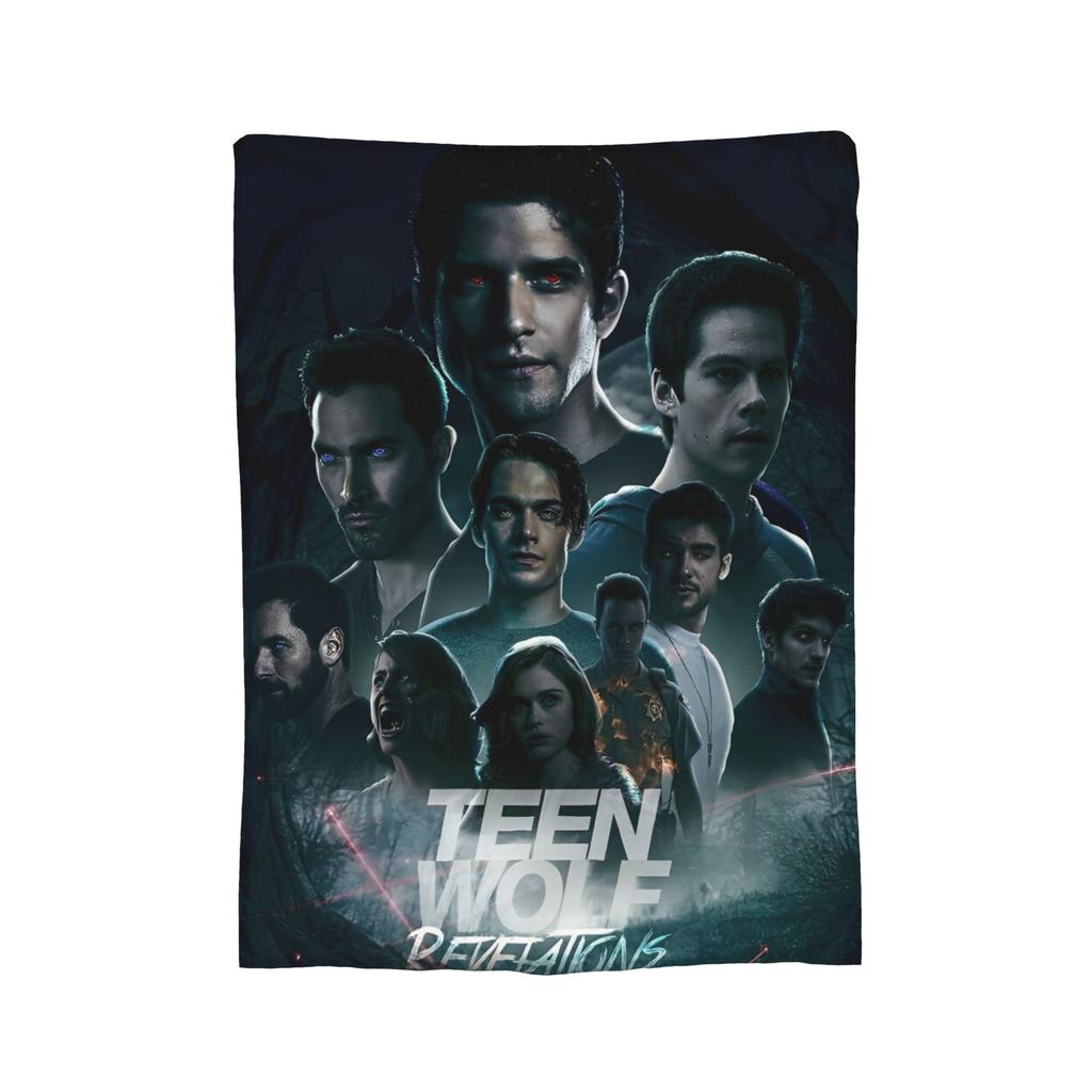 Teen Wolf  Blanket Coral Fleece Plush Movies Super Warm Throw Blanket for Airplane Travel Bedroom Quilt