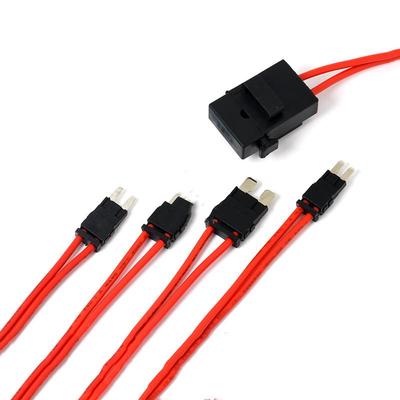 32V 25A 16AWG Otomobil Sigorta Tutucu Uzatma Kablosu Akım Toplayıcı Kablo Demeti Sigorta Adaptörü Elektronik Cihaz İçin